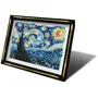 Lansay Kit Créatif Art Tableau en Sequins La Nuit Étoilée Van Gogh Dès 14 Ans - Collection Sequins