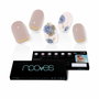 Nooves Gel Ongles Élégant Floral Premium Luxe Métallique 20 u