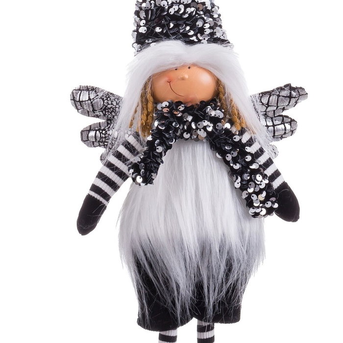 BigBuy Home Décorations de Noël Noir 16 x 9 x 60 cm BigBuy Home Décorations de Noël Noir 16 x 9 x 60 cm