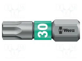 WERA Embout de tournevis Torx® TX30 BiTorsion 1/4 pouces 25 mm