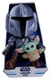 Simba Peluche Star Wars Mandalorian avec Mini Grogu 25 cm