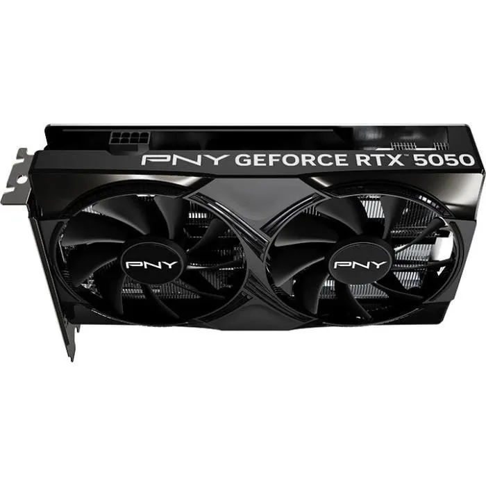 PNY Carte Graphique NVIDIA GeForce RTX 5050 8 Go GDDR6 - Architecture Blackwell, Cœurs Ray Tracing 4G, Cœurs Tensor 5G - VCG50508DFXPB1