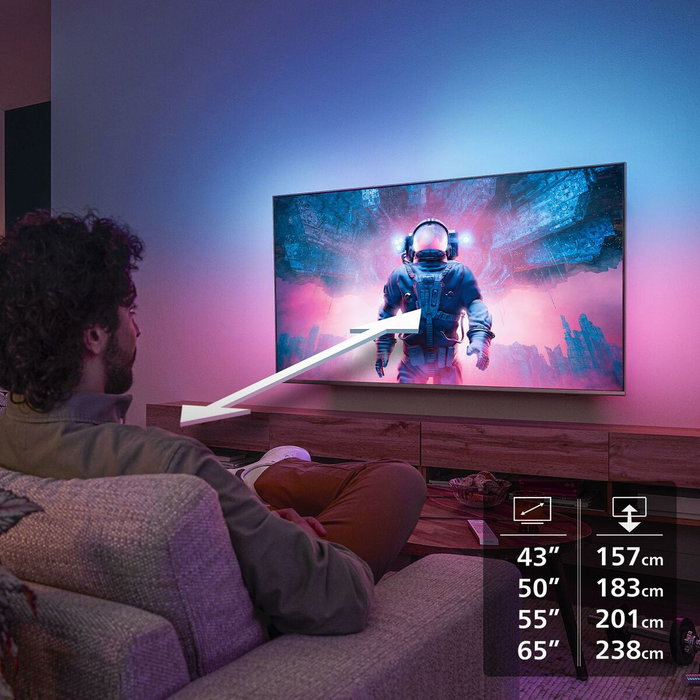 TV intelligente Philips 43PUS9010/12 4K Ultra HD 43" LED HDR QLED TV intelligente Philips 43PUS9010/12 4K Ultra HD 43" LED HDR QLED