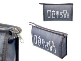 Arte Regal Nécessaire de toilette haut gris en polyester 29x20x7 cm (Set de 24)