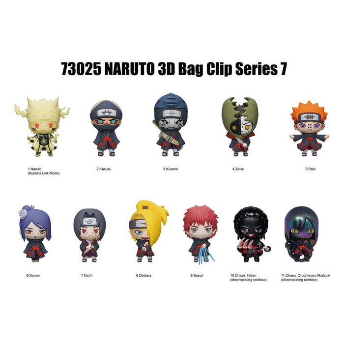 Monogram Int. Naruto 3D présentoir porte-clés sac à dos Série 7 (24) 
