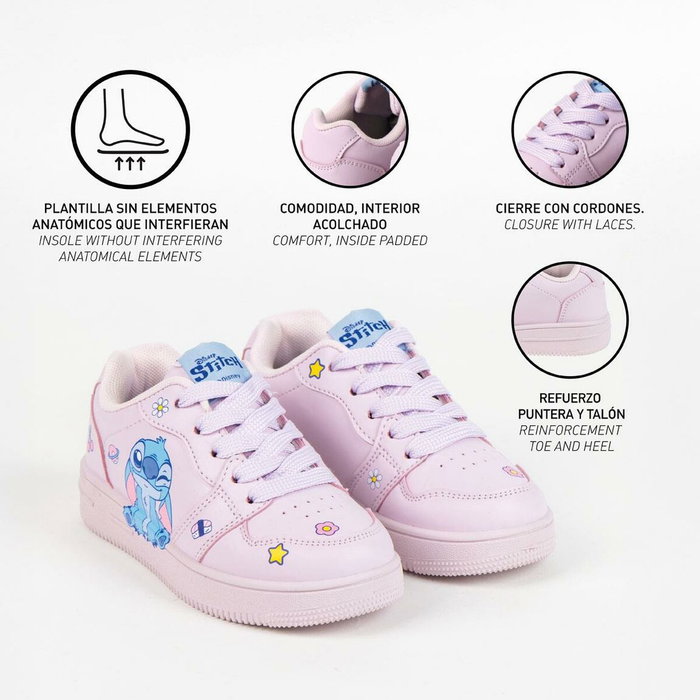 Stitch Chaussures de Sport pour Enfants Lila Taille 32
