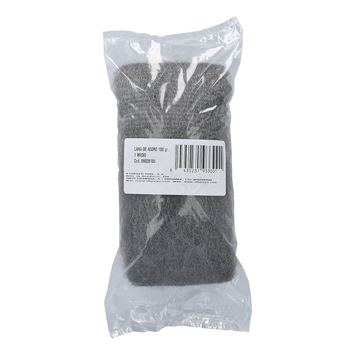 WOLFPACK LINEA PROFESIONAL Laine d'acier grain moyen 150 g Taille 1 WOLFPACK LINEA PROFESIONAL Laine d'acier grain moyen 150 g Taille 1