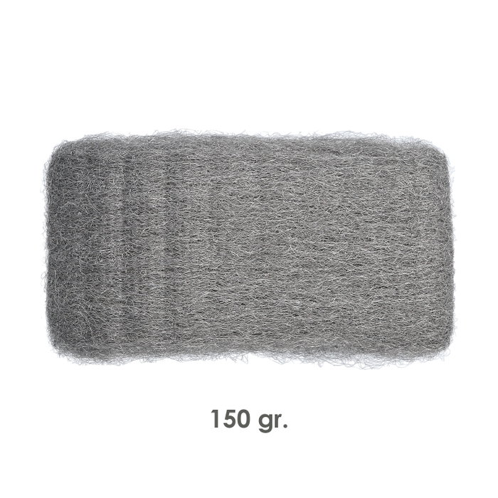 WOLFPACK LINEA PROFESIONAL Laine d'acier grain moyen 150 g Taille 1 WOLFPACK LINEA PROFESIONAL Laine d'acier grain moyen 150 g Taille 1