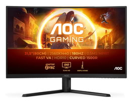 AOC CQ32G4VE Écran PC incurvé Gamer 32'' QHD 180Hz Fast VA 0,5ms