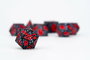 Dragon Storm pack dés Sharp Edge Silicone Black Dragon Scales (7)