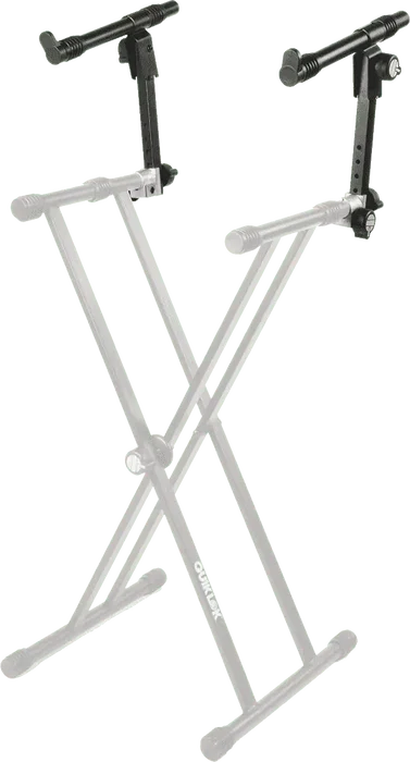 QUIKLOK Extension Second Clavier Ajustable pour X Series, Support Acier Noir, Hauteur 150-270 mm, Inclinable 60-90° QUIKLOK Extension Second Clavier Ajustable pour X Series, Support Acier Noir, Hauteur 150-270 mm, Inclinable 60-90°