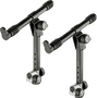 QUIKLOK Extension Second Clavier Ajustable pour X Series, Support Acier Noir, Hauteur 150-270 mm, Inclinable 60-90°