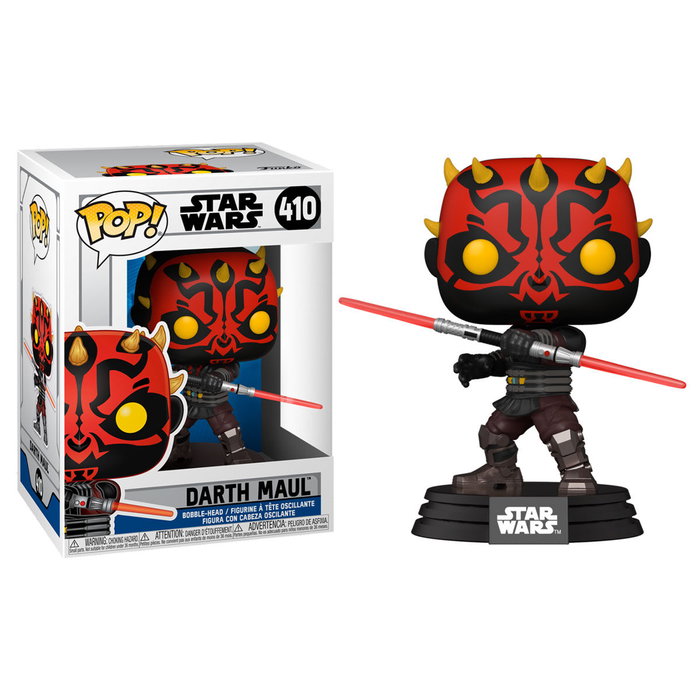 FUNKO - Figurine POP en vinyle Star Wars Darth Maul - Cadeau avec fenêtre - 9 cm FUNKO - Figurine POP en vinyle Star Wars Darth Maul - Cadeau avec fenêtre - 9 cm