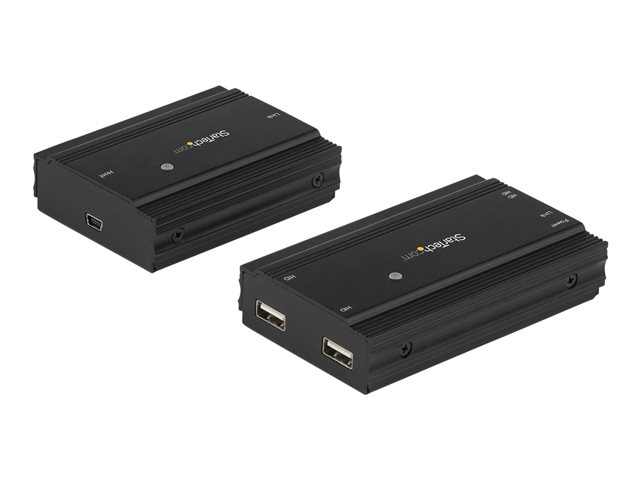 StarTech.com Hub Extensseur USB 2.0 4-Ports avec Connexion Ethernet jusqu’à 100 mètres (RJ45) – Plug and Play et StarTech.com Hub Extensseur USB 2.0 4-Ports avec Connexion Ethernet jusqu’à 100 mètres (RJ45) – Plug and Play et