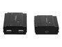 StarTech.com Hub Extensseur USB 2.0 4-Ports avec Connexion Ethernet jusqu’à 100 mètres (RJ45) – Plug and Play et