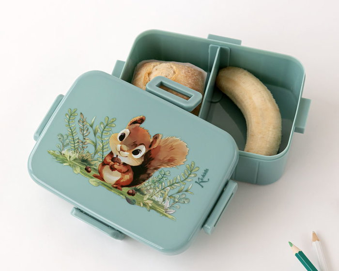 KioKids Little Sauvages Boîte À Lunch Enfant Avec Compartiments Vert Polipropilène KioKids Little Sauvages Boîte À Lunch Enfant Avec Compartiments Vert Polipropilène