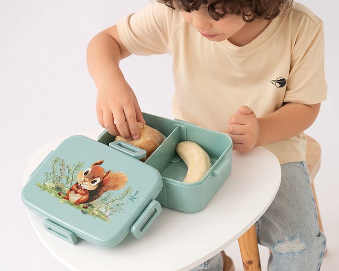 KioKids Little Sauvages Boîte À Lunch Enfant Avec Compartiments Vert Polipropilène KioKids Little Sauvages Boîte À Lunch Enfant Avec Compartiments Vert Polipropilène