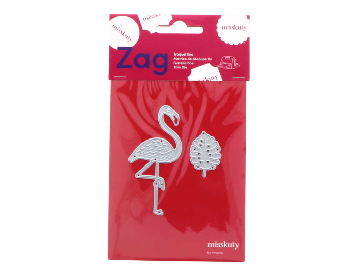 Misskuty Emporte-pièce fin ZAG Infantil flamant rose
