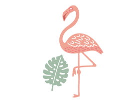 Misskuty Emporte-pièce fin ZAG Infantil flamant rose