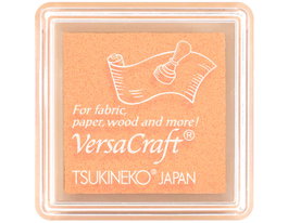 Tsukineko VERSACRAFT Tampon encreur textile Shell Pink 33x33mm