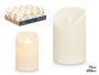 GIFTDECOR Bougie LED Crème Large et Haute