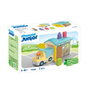 Playmobil Junior Camion et Garage de tri 71686