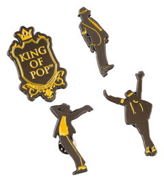 Grupo Erik Set de 4 pins Michael Jackson