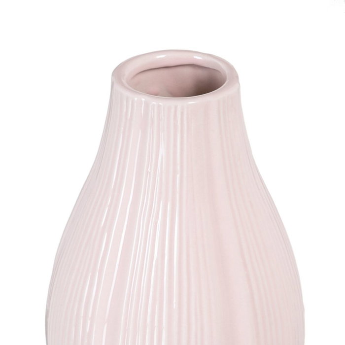 BigBuy Home Vase Rose Céramique 12,5 x 12,5 x 20,5 cm BigBuy Home Vase Rose Céramique 12,5 x 12,5 x 20,5 cm