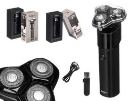 ARGON Tête de maquillage 3 têtes noire 500mAh USB