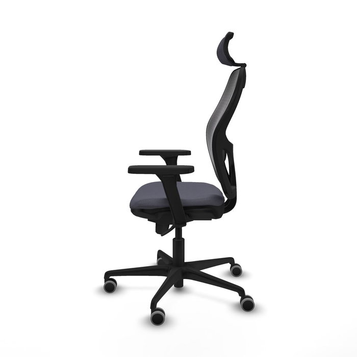Piqueras y Crespo Chaise de Bureau avec Appui-tête Jorquera 3D036G2 Gris foncé