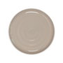Home Deco Factory Assiette bicolore beige en grès 20 cm