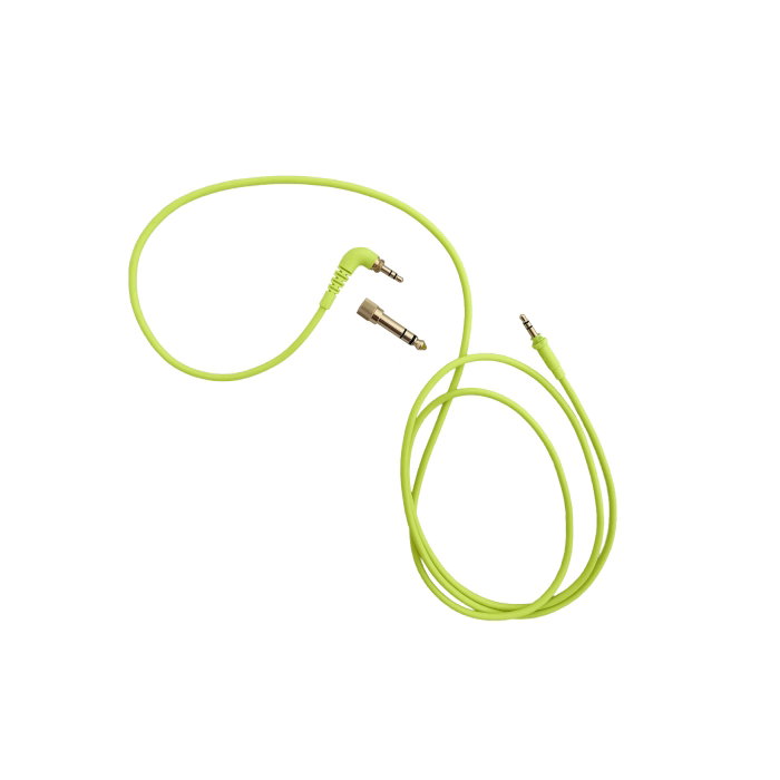 AIAIAI C19 Câble néon droit 1,5 m avec adaptateur 1/4 à 1/8, toucher doux AIAIAI C19 Câble néon droit 1,5 m avec adaptateur 1/4 à 1/8, toucher doux