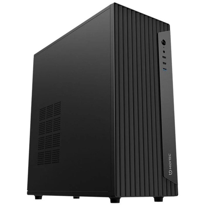 Hiditec BLOK 3.0 Boîtier ATX Noir avec alimentation 500W