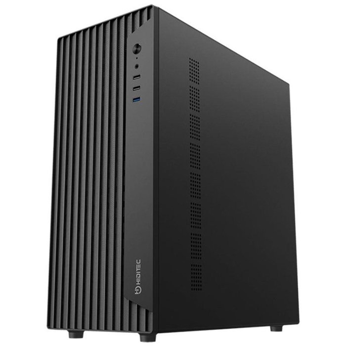 Hiditec BLOK 3.0 Boîtier ATX Noir avec alimentation 500W