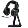 The G-Lab K-Stand Hydrogen - Support de Bureau pour Casque Gamer avec 2 Ports USB - Noir