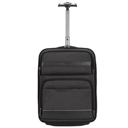 Targus CitySmart Essential Trolley TBR038GL pour ordinateur portable 15.6 pouces, sac à roulettes noir professionnel, compartiment rembourré et organisé
