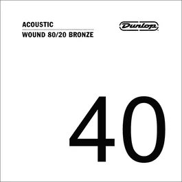 DUNLOPST Corde Acoustique 80/20 Bronze .042