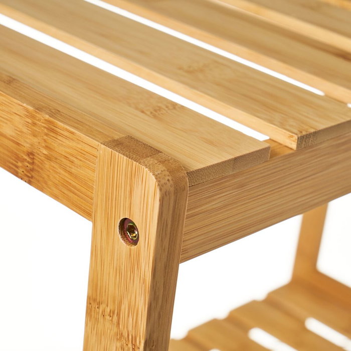 BigBuy Home Étagère de salle de bains Naturel 61 x 35 x 48 cm