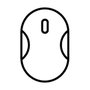 HP Souris Ergonmique Verticale Sans Fil 920 avec Repose-Poignet Magnétique et Récepteur USB - 5 Boutons Personnalisables