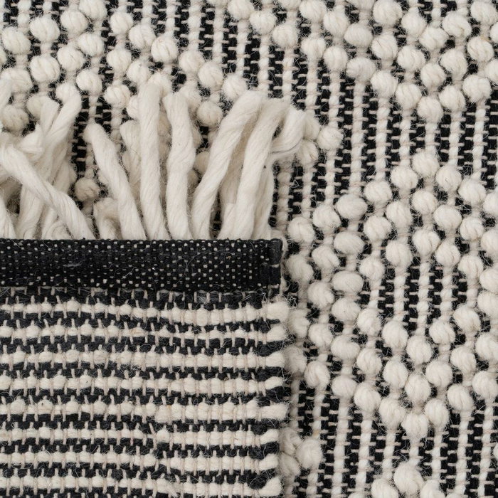 Tapis Blanc Noir 200 x 300 x 1 cm