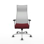 Piqueras y Crespo Chaise de Bureau Albacete Granat et Blanc
