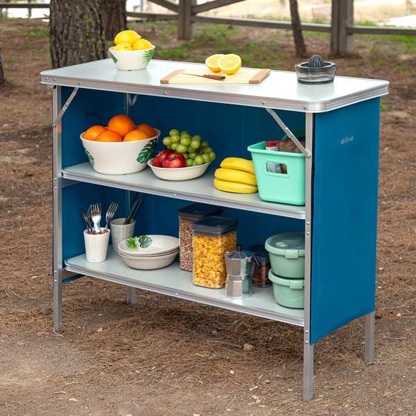 Color Baby Estanteria Camping Plegable 110X38X88Cm