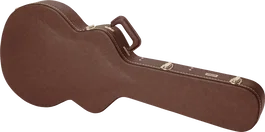Gator Étui rigide Deluxe en bois pour guitare semi-hollow - Marron