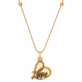Alex And Ani Collier Love IV Doré