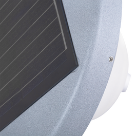 Lampadaire solaire circulaire à LED 45W avec détecteur de mouvement