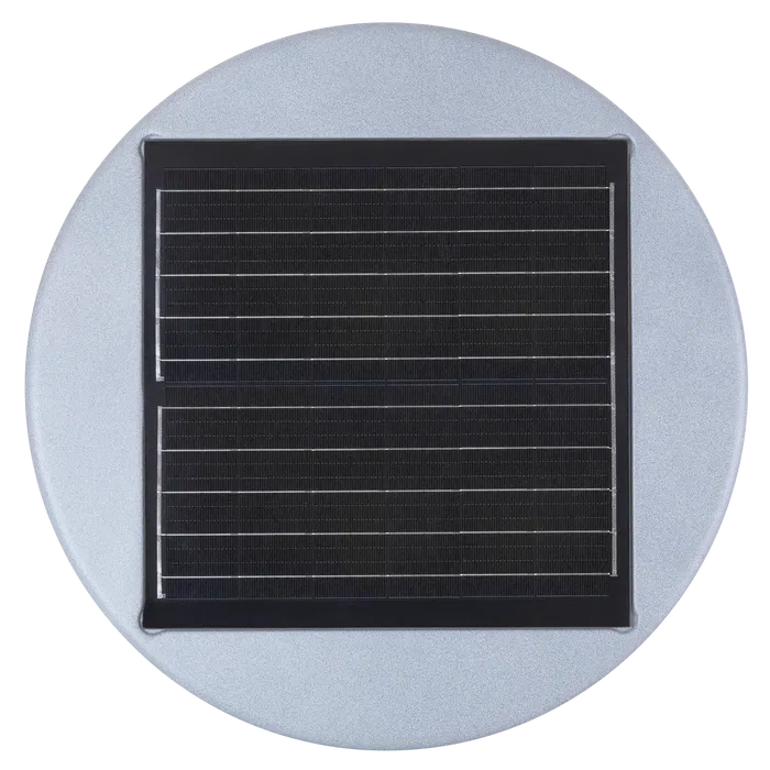 Farola Solaire LED Circulaire pour Jardin et Éclairage Public 45W avec Capteur de Mouvement et Télécommande - IP65 - Baterie 15000mAh - Blanc Froid 6000K