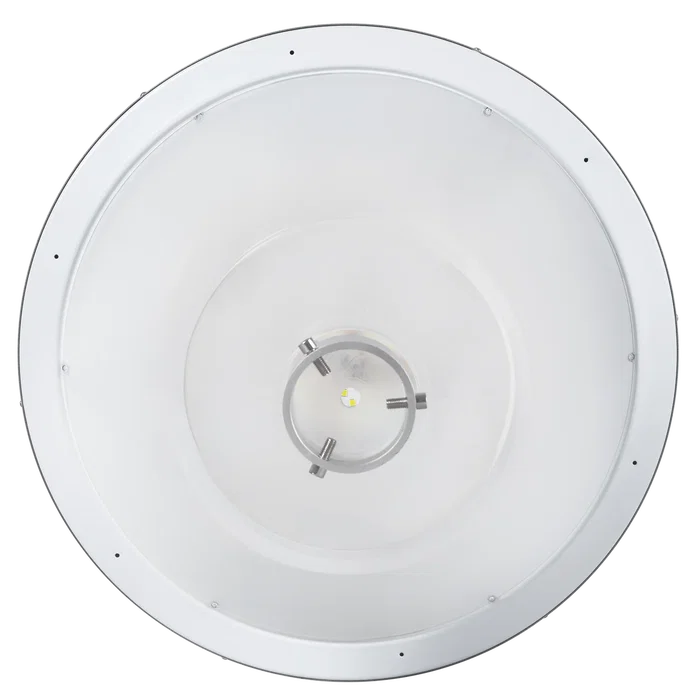 Lampe solaire LED circulaire pour jardin, 45W, avec détecteur de crépuscule et sensor de mouvement, IP65, télécommande incluse, blanc froid 6000K