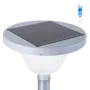 Farola Solaire LED Circulaire pour Jardin et Éclairage Public 45W avec Capteur de Mouvement et Télécommande - IP65 - Baterie 15000mAh - Blanc Froid 6000K