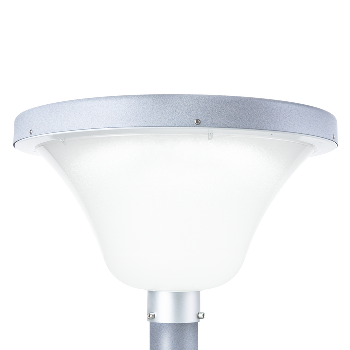 Lampadaire solaire circulaire à LED 45W avec détecteur de mouvement Lampadaire solaire circulaire à LED 45W avec détecteur de mouvement