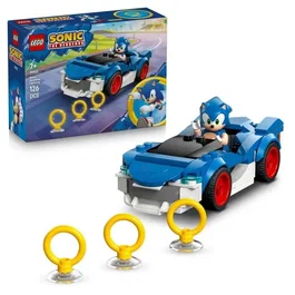 LEGO 77117 Sonic the Hedgehog - Set de Construction Le Bolide Ultra-Rapide avec Figurine Sonic - Jouet 7 ans et plus